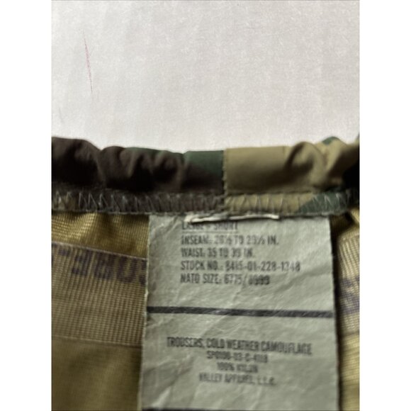 trousers cold weather camouflage Pants Large Adjustable Waist - Picture 4 of 7